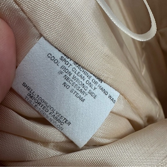 Vintage Gunne Sax Dress Long Formal Prom Tulle Gold Glitter Princess Extra Small - Picture 7 of 8